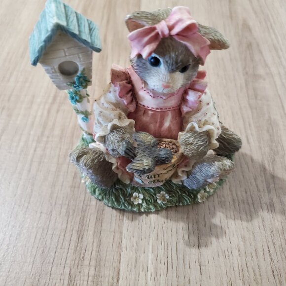 Calico Kittens "You're My Feathered Friend Forever" Figurine Collectible - Picture 7 of 9